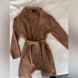 Brown Cozy Oversized Cardigan Coat